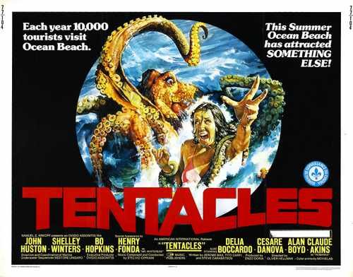 tentacles  02 film star poster A4 Photo Print