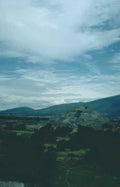 teotihuacan pyramid ruins Vintage A4 Photo Print