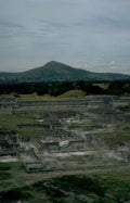 teotihuacan pyramid sun Vintage A4 Photo Print