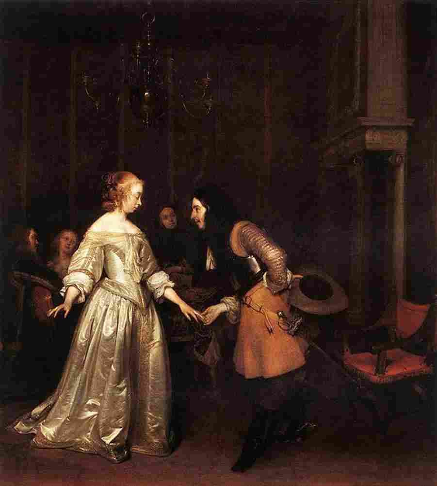 ter The Dancing Couple Art A4 Photo Print