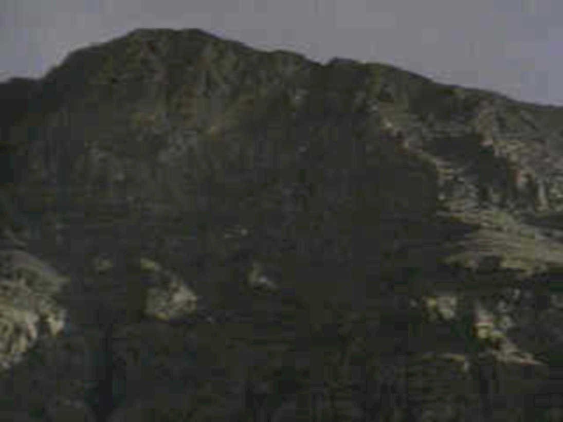 terraced mountain landscape1980s 1990s A4 Photo Print
