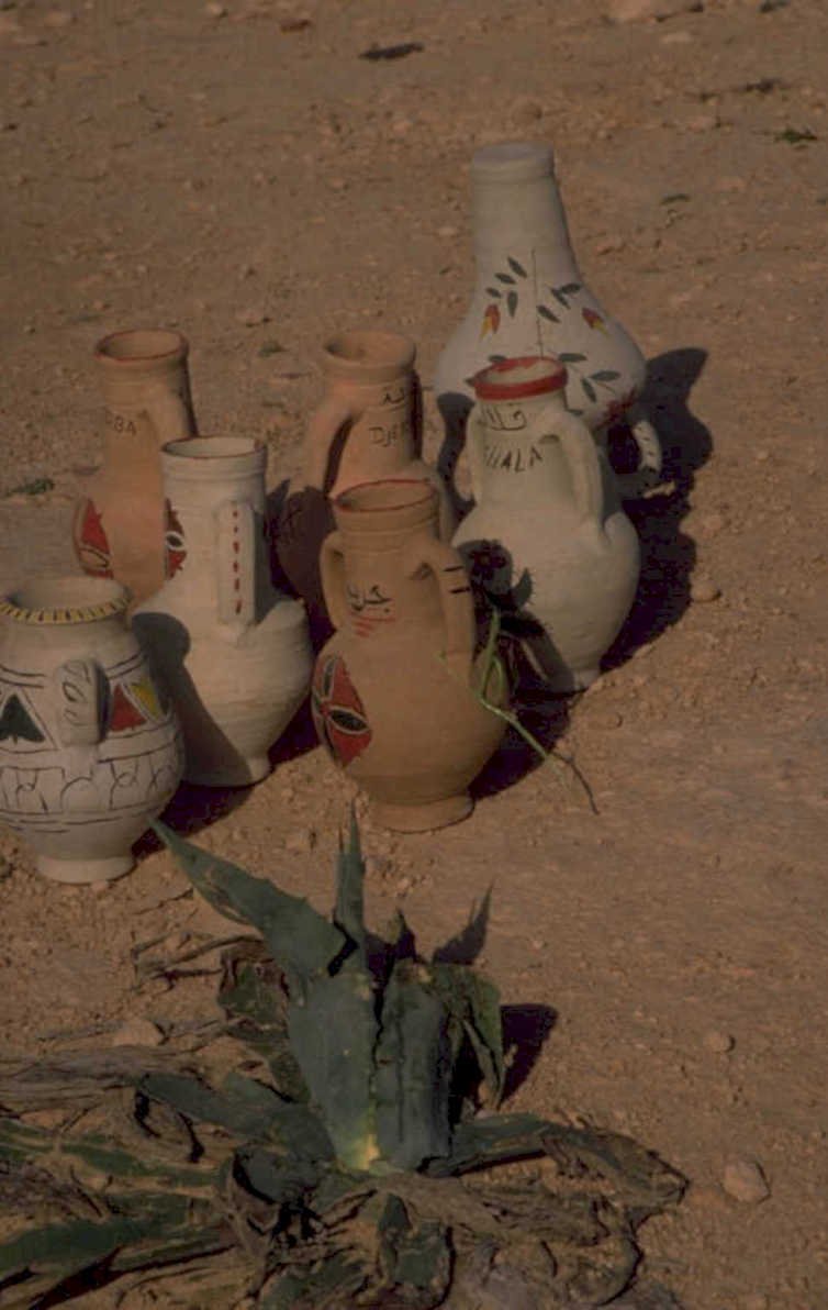 terracotta jugs djerba 1980s 1990s A4 Photo Print
