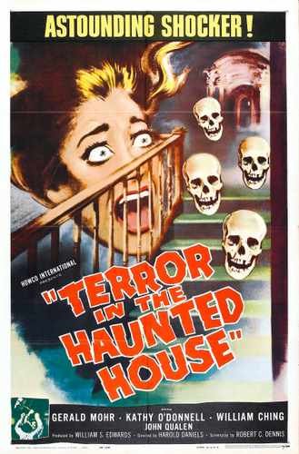 terror in haunted house  01 film star poster A4 Photo Print
