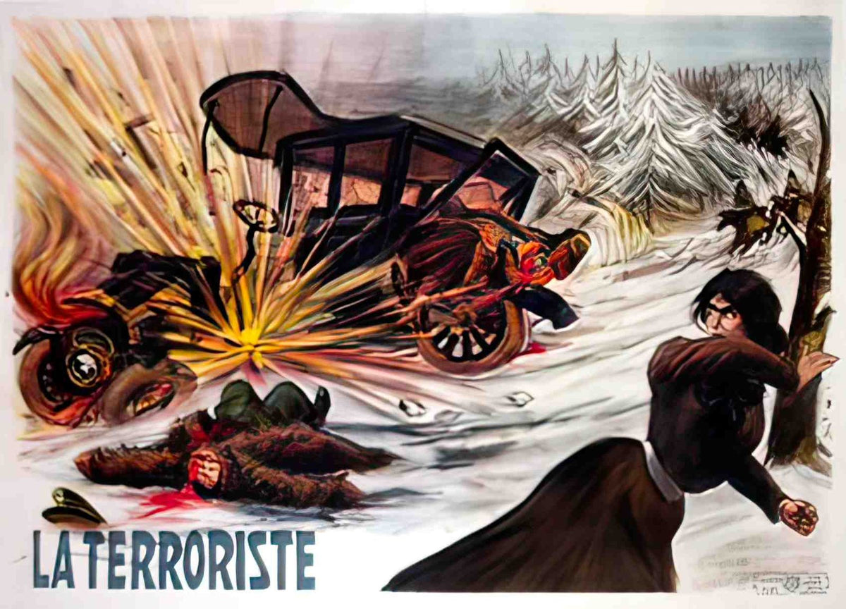 terroriste la Advert A4 Photo Print