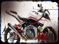 tesi3d 40th anniversary A4 Photo Print Motorbike Vintage Aged