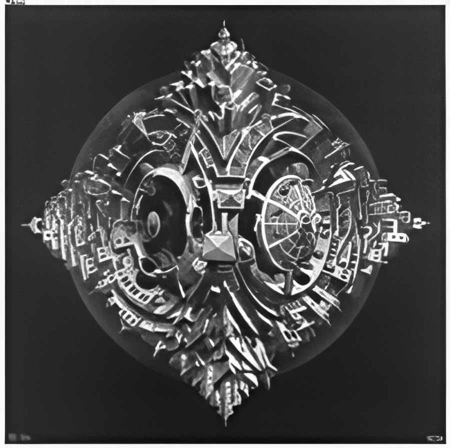 tetrahedral planetoid mc escher 1954 A4 Photo Print