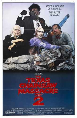 texas chainsaw massacre 2  02 film star poster A4 Photo Print
