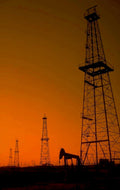 texas oil derricks 1980s 1990s A4 Photo Print