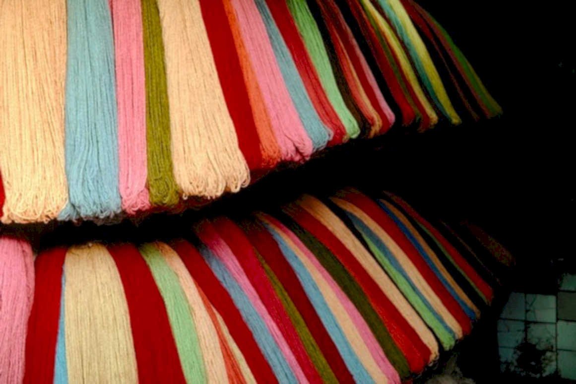 textile dye samples1980s 1990s A4 Photo Print