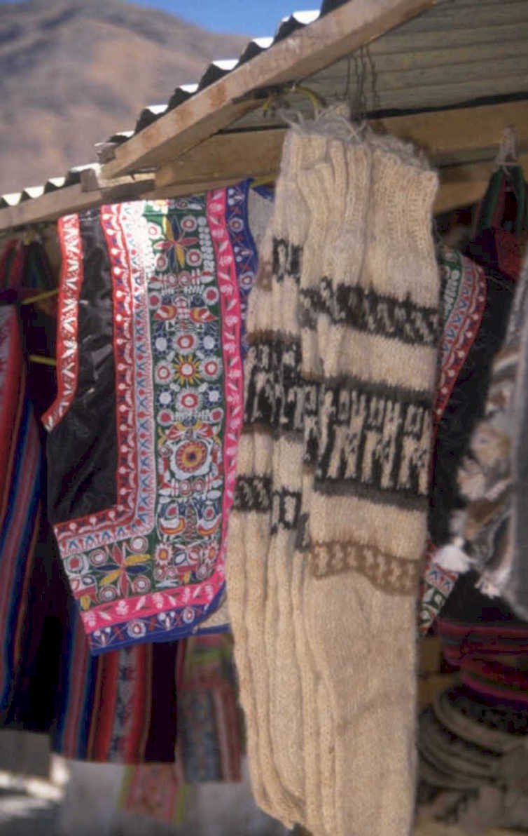 textile market peru 1980s 1990s A4 Photo Print