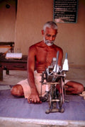 textile weaving india1980s 1990s A4 Photo Print