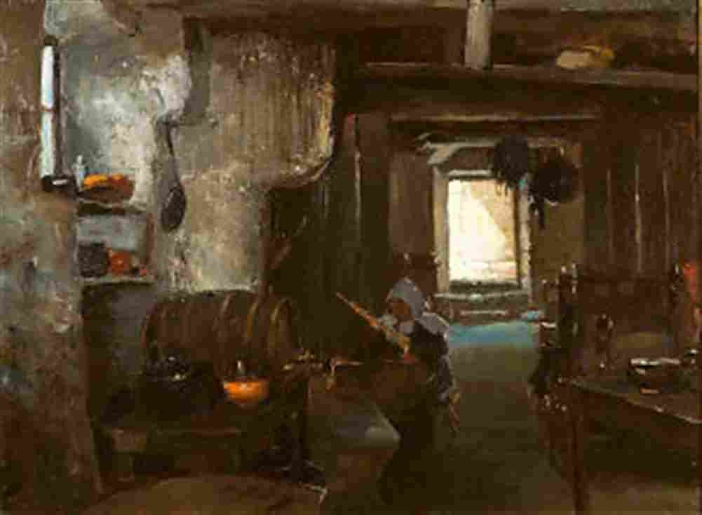 thad A Breton Interior Art A4 Photo Print