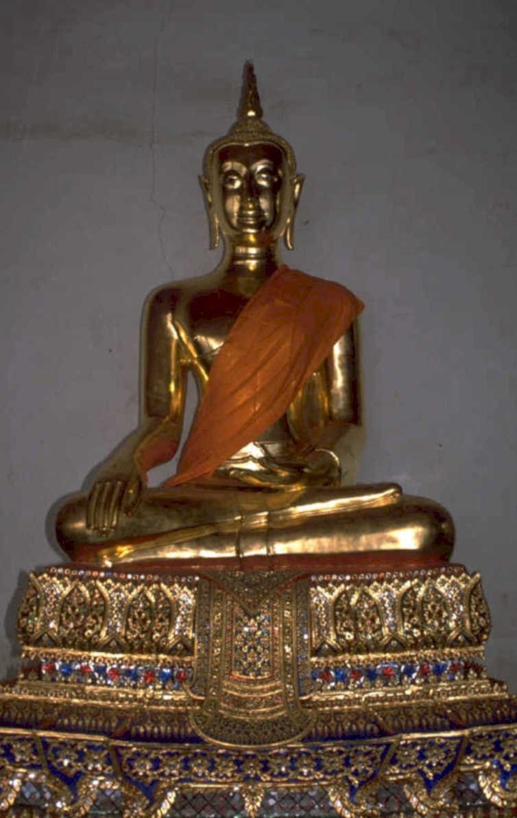 thai buddha wat 1980s 1990s A4 Photo Print
