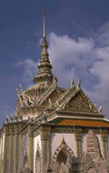 thai temple roof 1980s 1990s A4 Photo Print