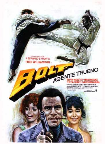 that man bolt  02 film star poster A4 Photo Print