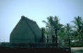 thatched hut beach Vintage A4 Photo Print