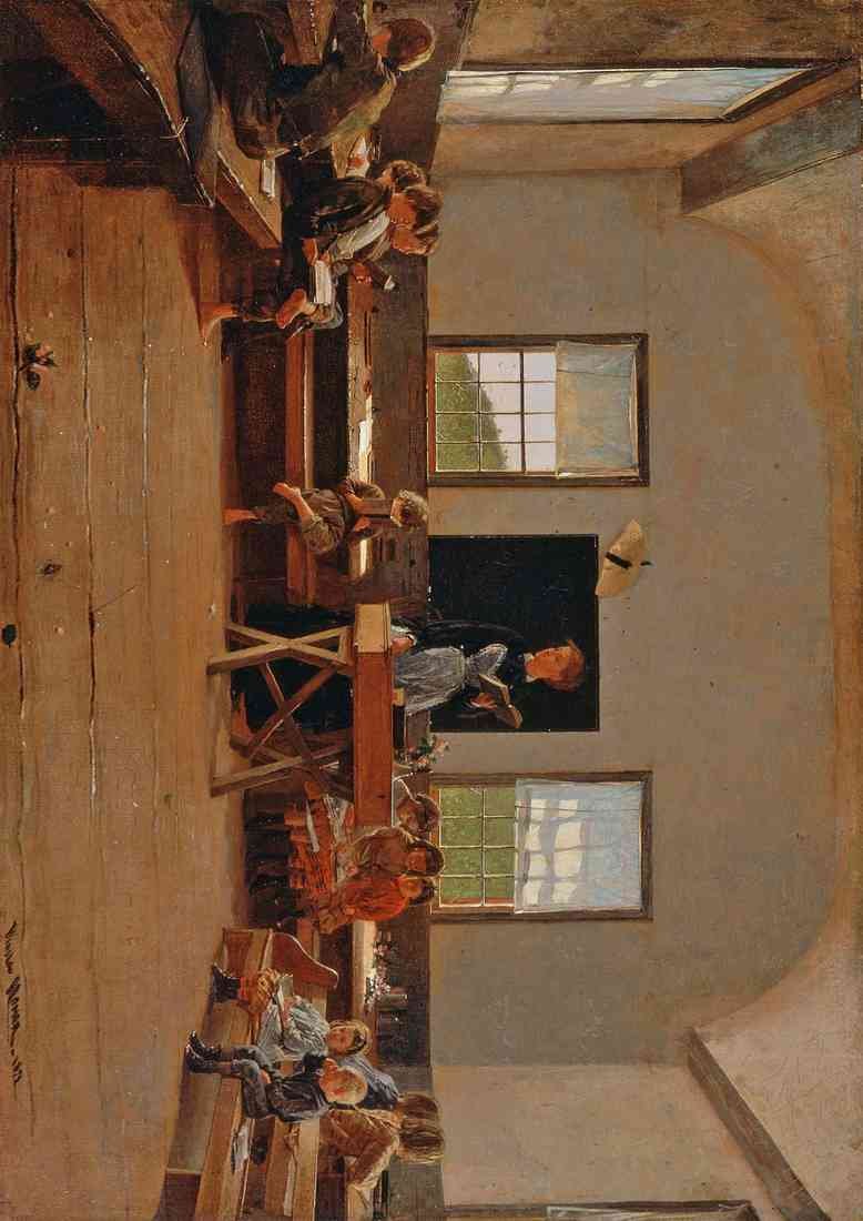 the Country School Winslow Homer A4 Photo Print