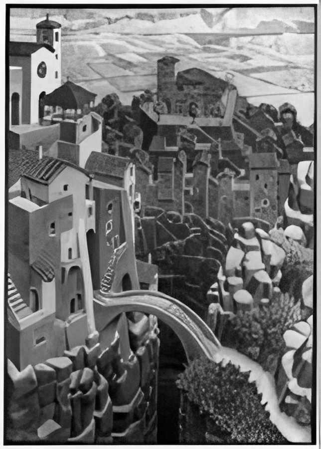 the bridge mc escher 1930 A4 Photo Print
