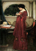 the crystal ball waterhouse 1902 A4 Photo Print