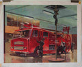 the fire station Advert A4 Photo Print