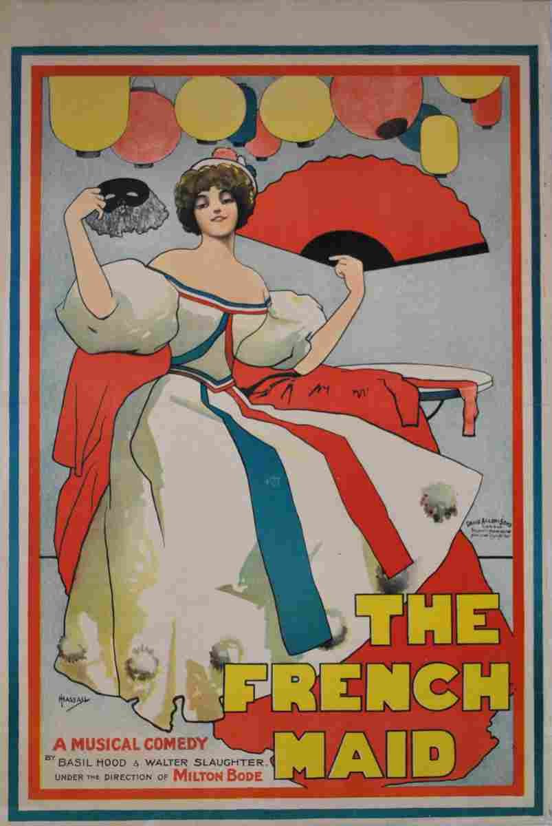 the french maid john hassall 1897 4 Advert A4 Photo Print