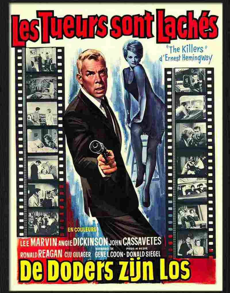 the killers lee marvin movie poster Advert A4 Photo Print