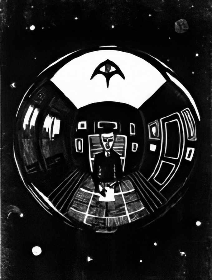 the sphere mc escher 1921 A4 Photo Print