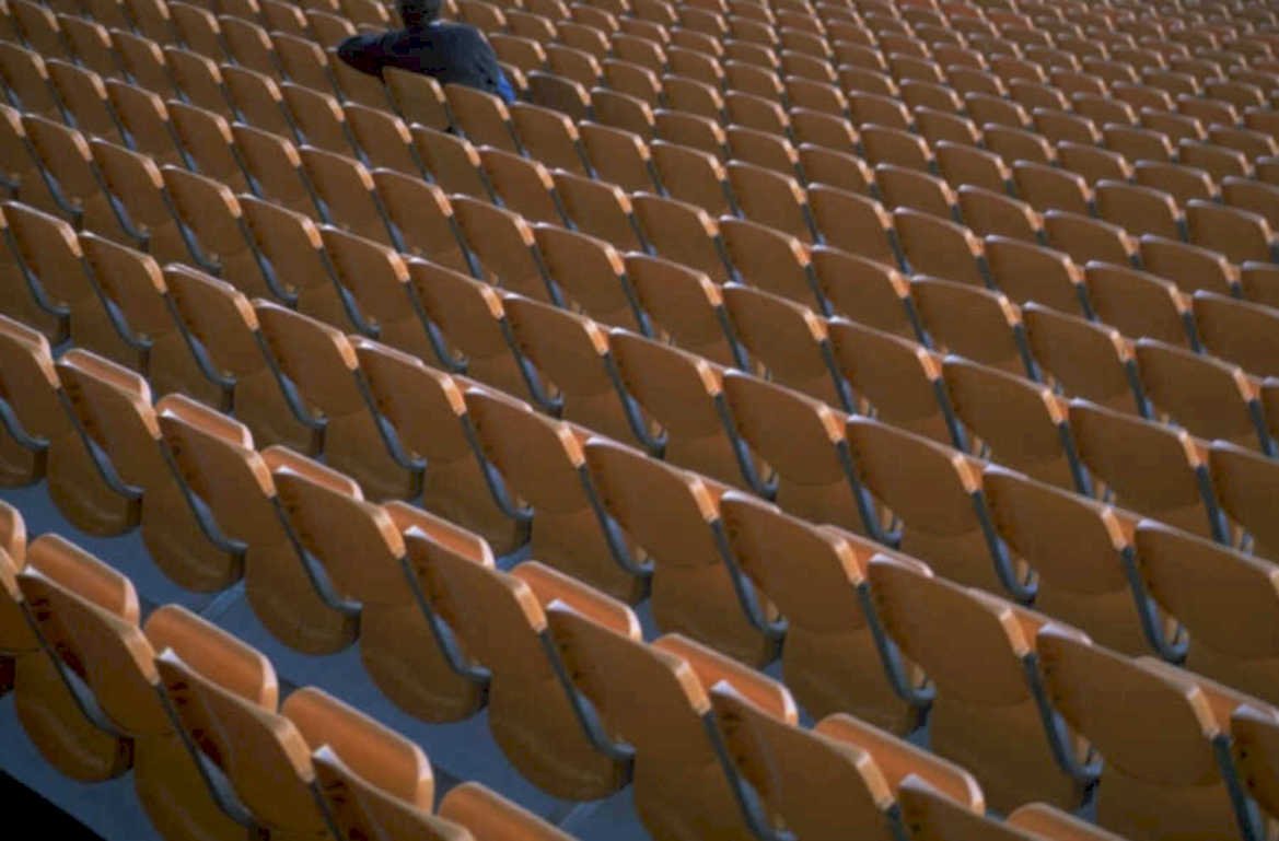 theater seating empty 1980s 1990s A4 Photo Print
