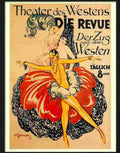 theatre des westens charles gesmar art deco poster 1926 2 Advert A4 Photo Print