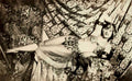 theatrical insect backdropVintage 20th Century 1900s A4 Photo Print