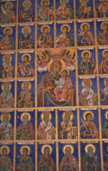 theotokos saints panel 1980s 1990s A4 Photo Print