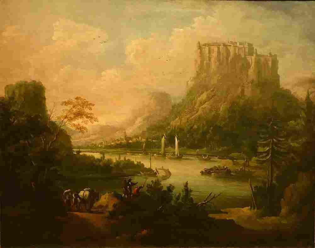thiele elbe landscape Art A4 Photo Print