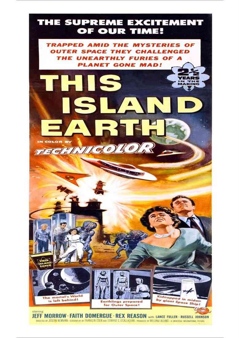 this island earth poster 04 stretched A4 Photo Print