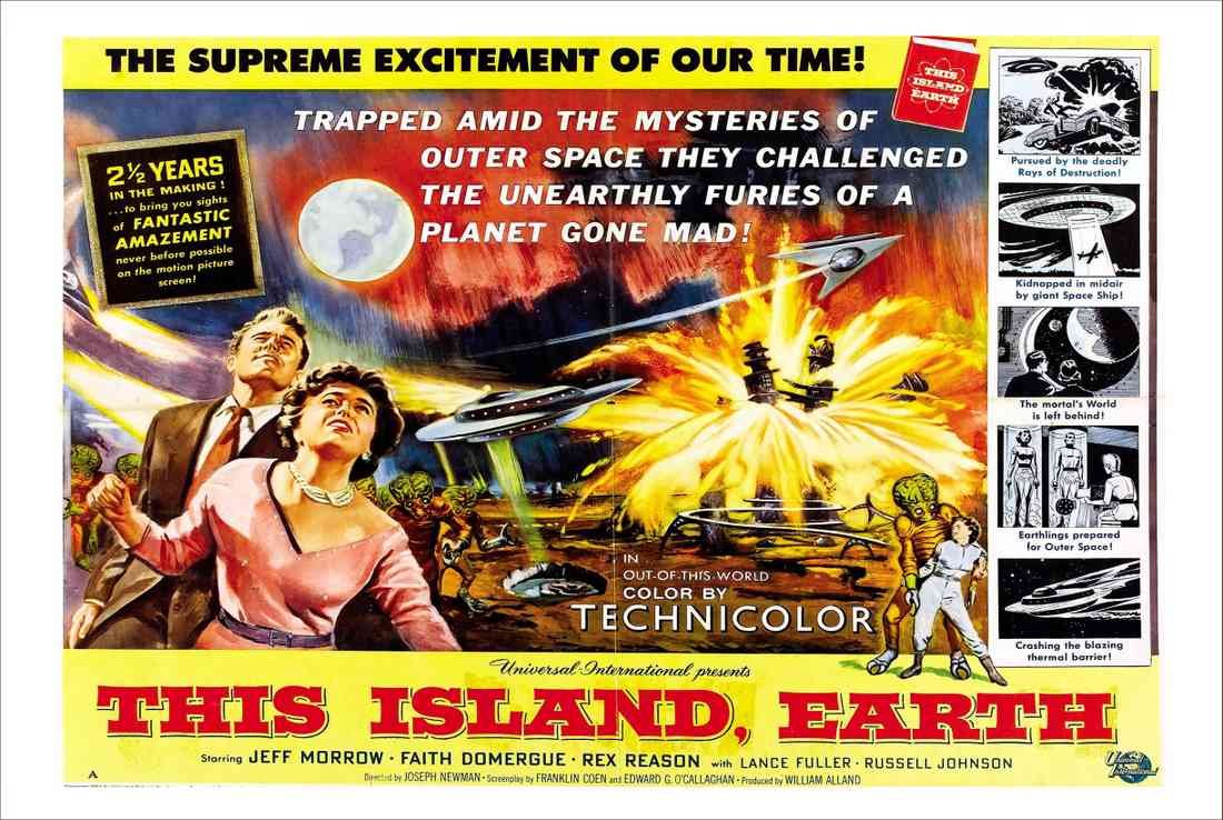 this island earth poster 05 A4 Photo Print