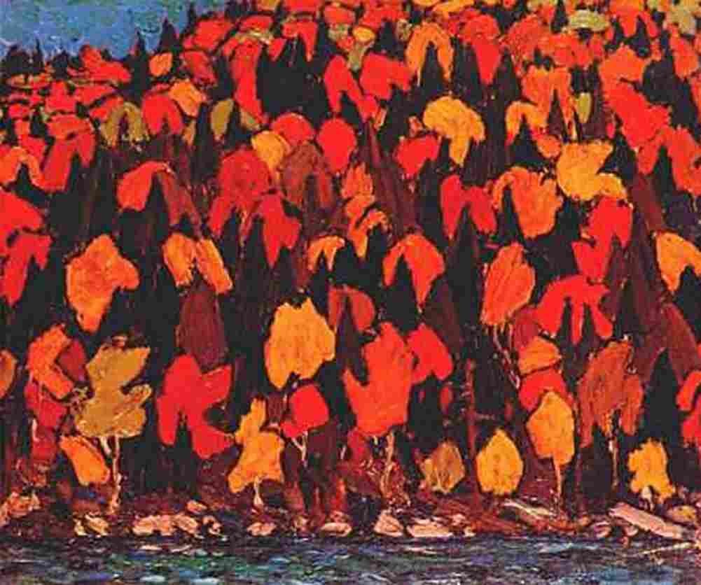 tho Autumn Foliage Art A4 Photo Print