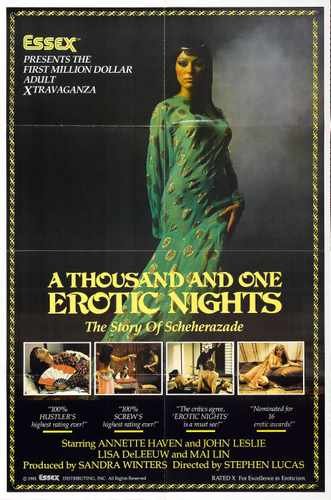 thousand and one erotic nights  01 film star poster A4 Photo Print