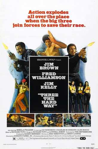 three hard way  01 film star poster A4 Photo Print