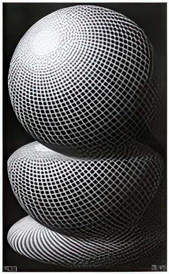 three spheres i scheme mc escher 1945 A4 Photo Print