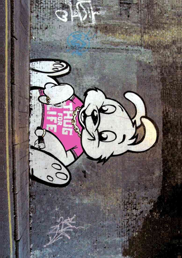thug 4 life bunny use A4 Photo Print