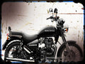 thunderbird 350 Enfield A4 Photo Print Motorbike Vintage Aged