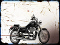 thunderbird Triumph A4 Photo Print Motorbike Vintage Aged