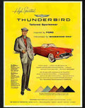 thunderbird sportswear car advert 1956 Advert A4 Photo Print