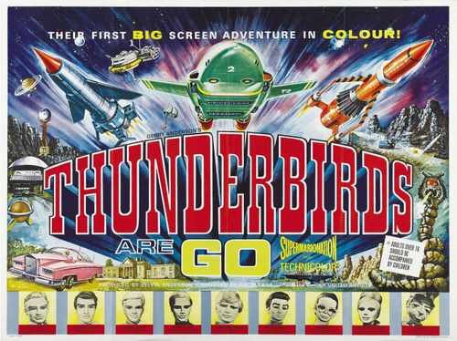 thunderbirds are go  03 film star poster A4 Photo Print