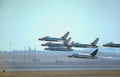 thunderbirds f16 flyover Vintage A4 Photo Print