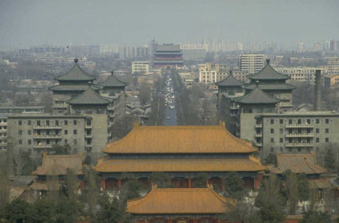 tiananmen square beijing 1980s 1990s A4 Photo Print