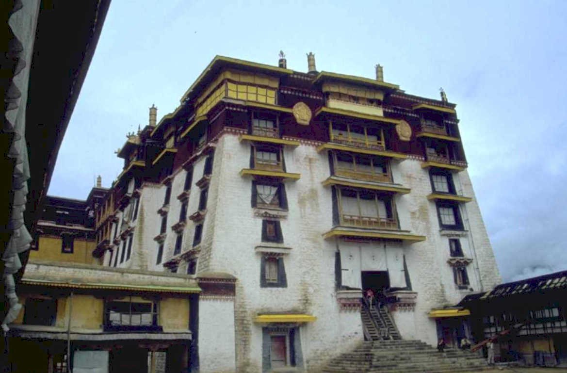 tibetan monastery lhasa 1980s 1990s A4 Photo Print
