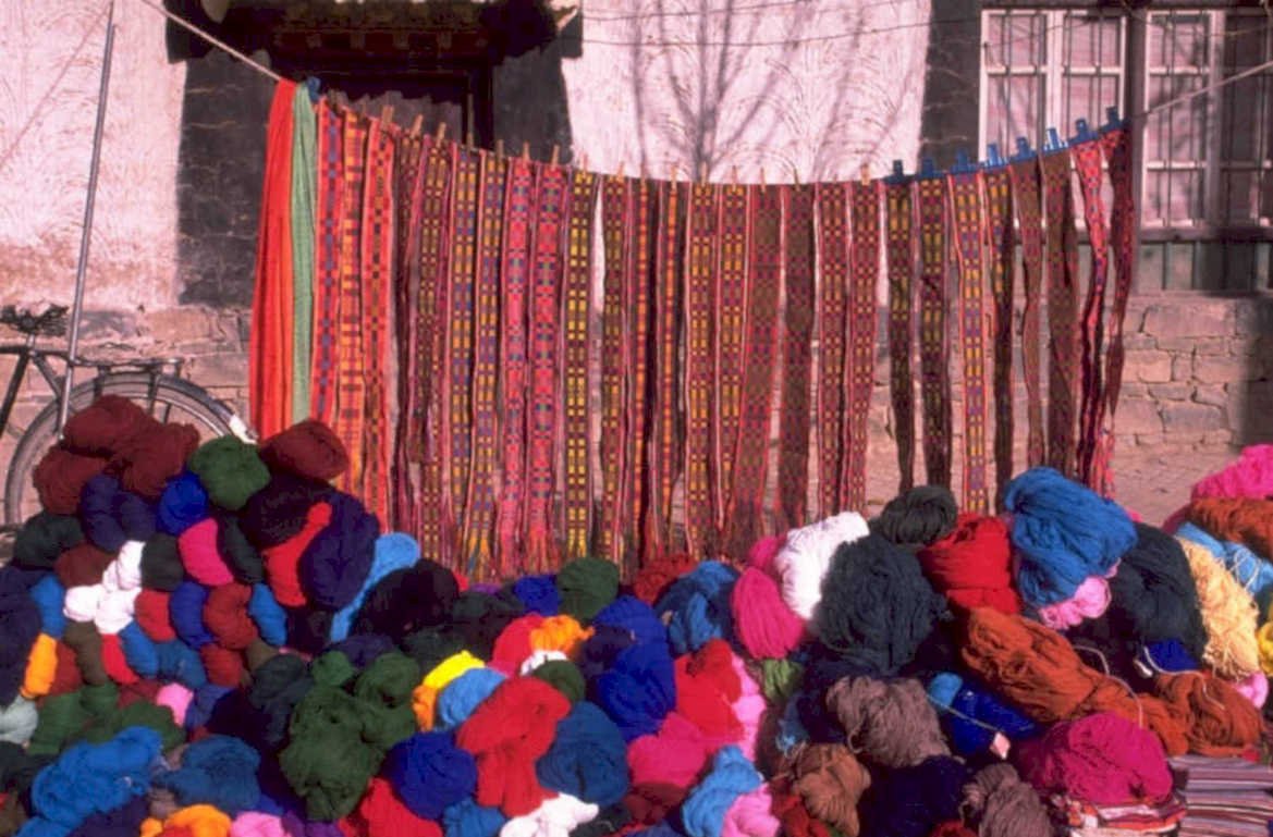 tibetan yarn 1980s 1990s A4 Photo Print