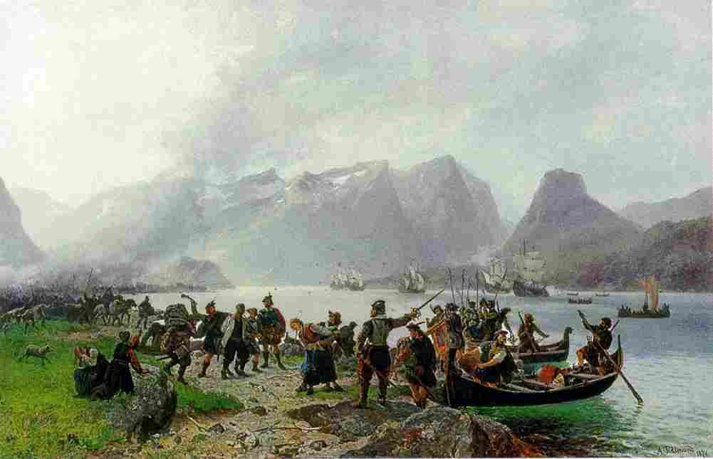 tide Sinclairs Landing in Romsdal Art A4 Photo Print