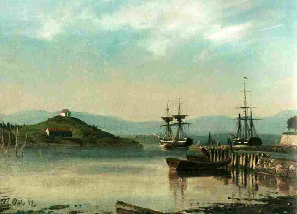 tide View from Oslo Strandgate Art A4 Photo Print