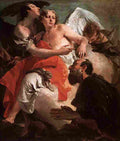 tie Abraham Praying before the Three Angels Art A4 Photo Print